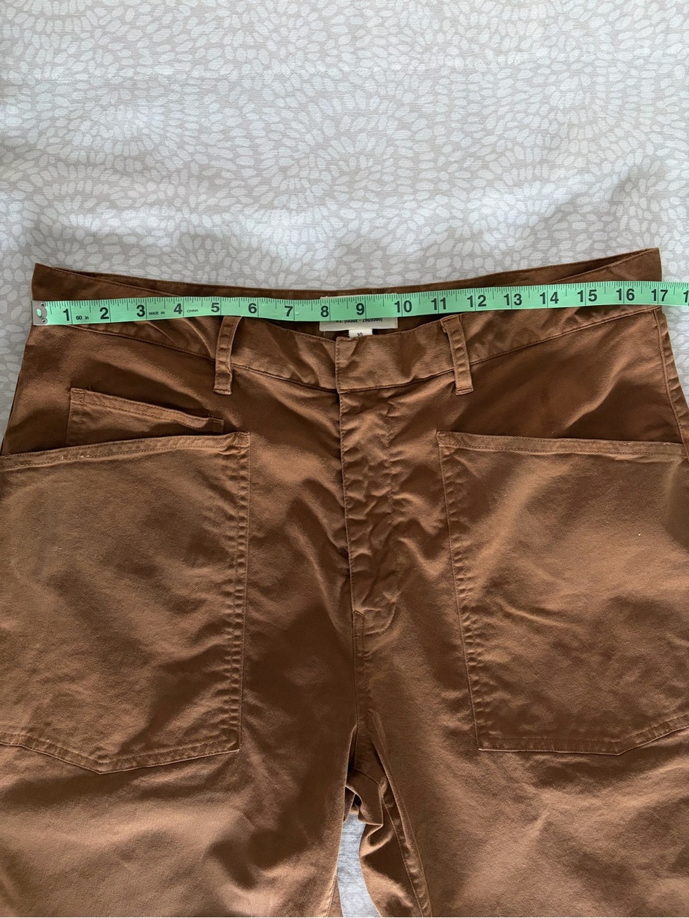 NILI LOTAN Shon Cotton Pant Mid-Rise Barrel Leg Pant size 10 - Picture 8 of 9